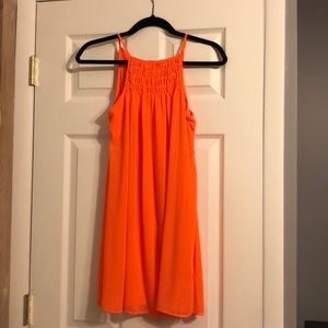 Sequin Hearts Orange/Salmon Barely Worn Dress